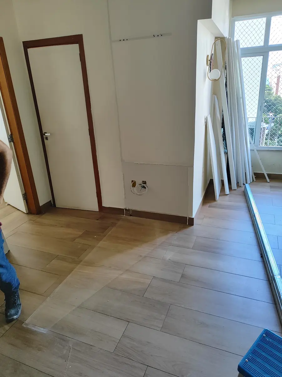 Sala antes da divisória